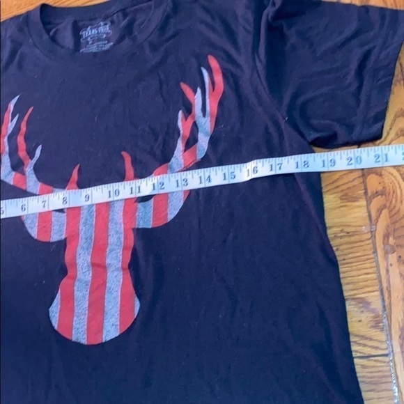 Texas-true Threads Black Shirts With Antlers Sm/M - Picture 6 of 7